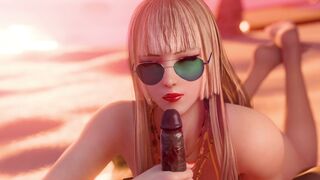 Lili Rochefort Loves Sucking Big Black Cock