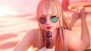 Lili Rochefort Loves Sucking Big Black Cock