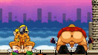 MUGEN Request#262: Wario & Dr. Robotnik Fucks Wargreymon & Weregarurumon