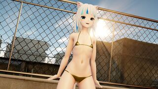 【R-18 MMD】 Gawr Gura - FreEmo Dance