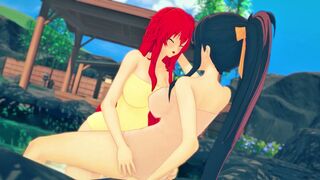 Rias VS Akeno