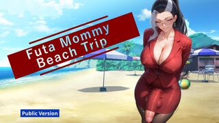 【Futa JOI】Beach Trip with Futa Mommy