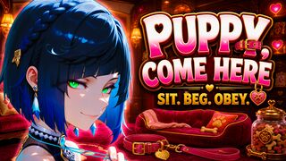 [VOICED] Locked Puppy Training JOI - Denial & Vibrator
