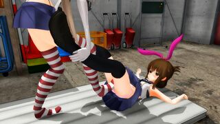 Shimakaze punishes Inazuma [R18] Suika