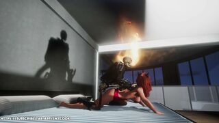 Ghost Rider Rough Fucks Girl in NYC Hotel | Hard Sex