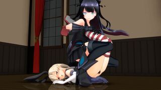 Shimakaze is punished by the enemy [R18] Nepiart