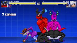 Silver and Fang vs Zavok and Zazz MUGEN