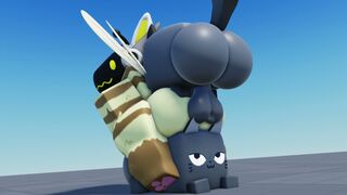 bee and cats