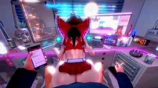 Reimu's streaming night