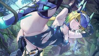 Trapped android girl get forced into pleasure - Kaiju Princess 2