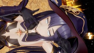 【MMD Genshin】Mona Junky-Night-Town-Orchestra