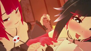 two succubus playing with you
