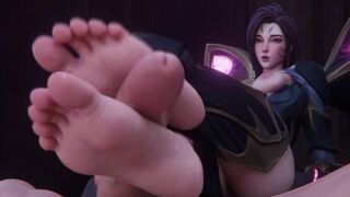 K/da feet and pussy (Haadxee)