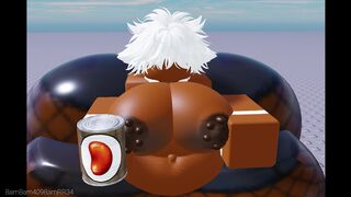 White femboy Eat Beans (Beans Inflation)