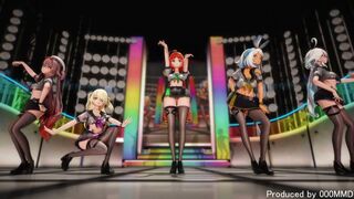 [Genshin Impact MMD](Genshin Girls) KARA - STEP dance (R18)