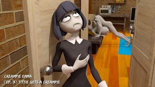 Creampie Emma - Tittie gets a creampie (EP3) - Animation by Pubic Noodle