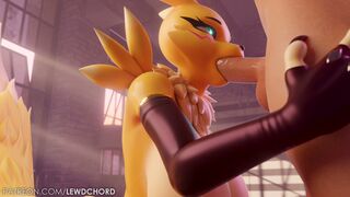 Renamon Blowjob [Lewdchord]