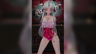 Carlotta's sexy swimsuit dance