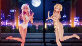 Shimakaze & Ro500 - Bubblin [MMD R18] Hamselvish