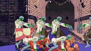 delga and Leo gets fucked by zombies