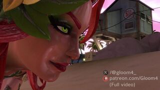 Fortnite Poison Ivy humiliates small white dih