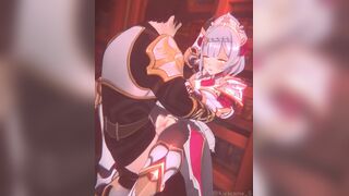 Noelle's knighting [kirigame_5]