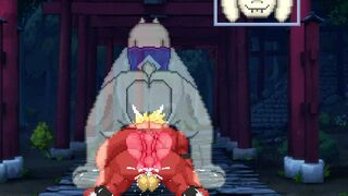 MUGEN: Hyper Toriel fucks Delga