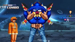 MUGEN: Sonic gets trapped and full nelsoned by Brian JMAX