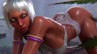 Dark skin girls PMV