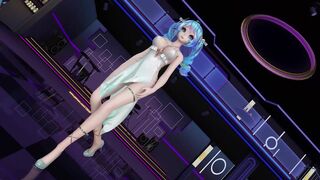 [Vocaloid MMD R18](Miku,Haku,Luo Tianyi) Umetora - Koshitantan 虎視眈々 "dance"