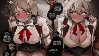 bratty doldia girls punished by rudeus