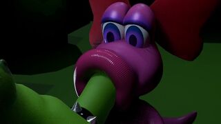Birdo And A Piranha Plant