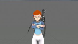 Female Ghostfreak Teases Gwen [SFM]