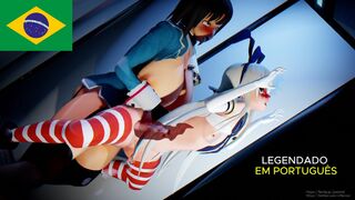 Futanari Hentai vid2 full - jaxmmd [Legendado Pt-Br]