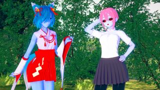 Sutou Iku & Nakaji Uto Gangbang (Demon Version)