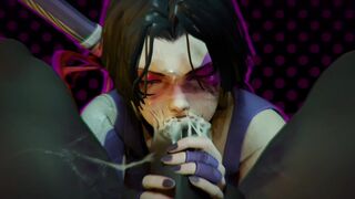 Psylocke X Descedant Deepthroat