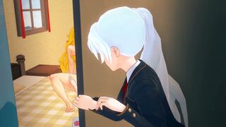 (Dezerbitch) Yang x Ruby ft Weiss - Weiss's Peep Show