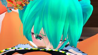 Brazilian Miku Having Her Way With Miku [Eshu-chan]