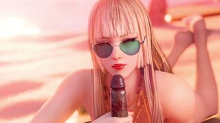 Lili Rochefort Loves Sucking Big Black Cock