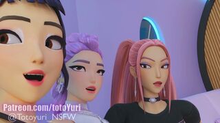 K POP 3 Boys X Girls Animation