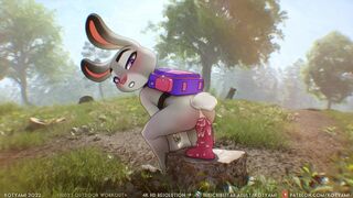 Judy riding Dildo [Koryami]