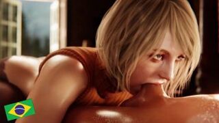 Ashley (RE4) Garganta profunda [NO WM][Ajkj3D][4K60FPS]