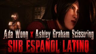 Ada Wong x Ashley Graham Scissoring(SUB) By Mept44
