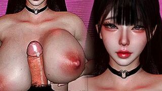 Big tits Paizuri >_