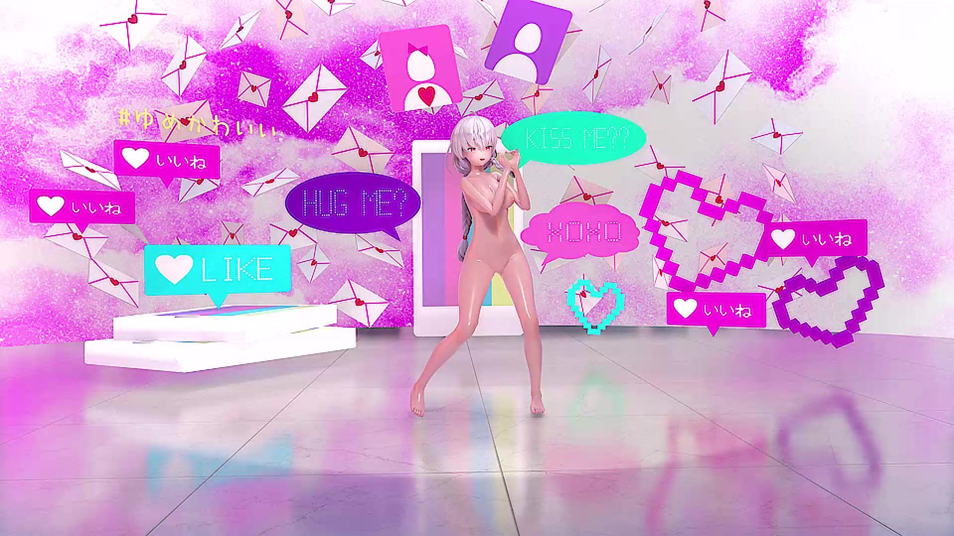 黒舘ハルナ (Haruna Sportswear) ❤ おまえも♡ / You too♡【Blue Archive (ブルーアーカイブ) BlenderMMD】