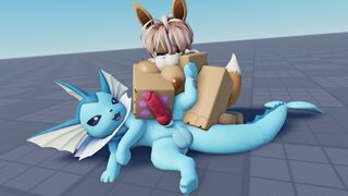 Vaporeon handjob