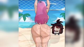 Vtuber neneefthy naked on the beach