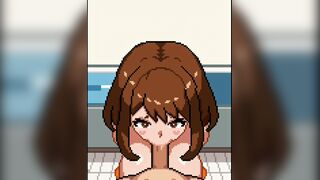 Ochako and Izuku having sex before work