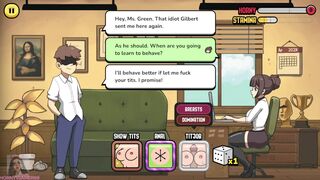 Hot Detention Teacher teaches them a lesson