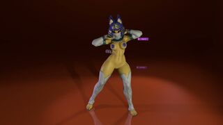 Look! The Cat is Dancing! - Ankha